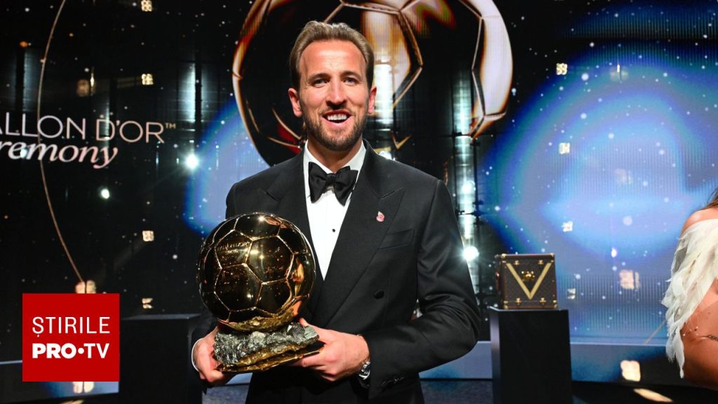 Fotbalistul englez Harry Kane a câştigat Balonul de Aur. FOTO&VIDEO