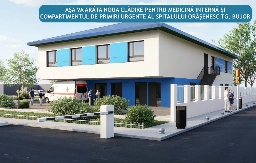 Noul corp medical de la Spitalul Târgu Bujor va găzdui secțiile de Medicină Internă și Primiri Urgențe și va deservi peste 60.000 de locuitori