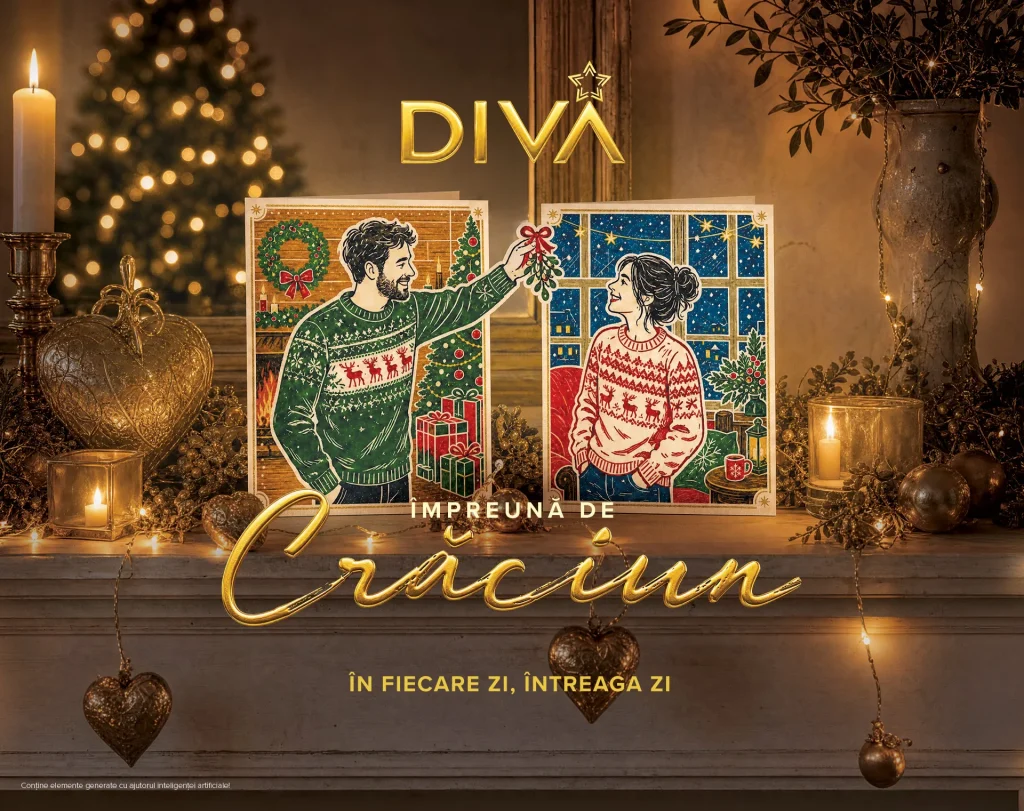 Crăciunul vine mai devreme la televizor! DIVA aduce filme festive toată luna noiembrie, cu premiere și povești de iubire