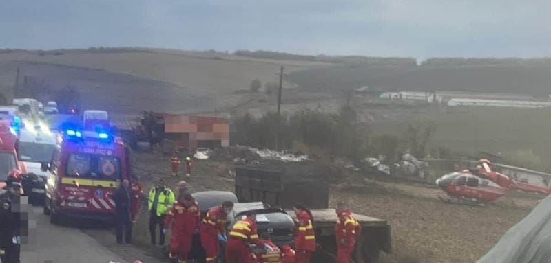 Accident cu patru victime, în Grebenișu de Câmpie