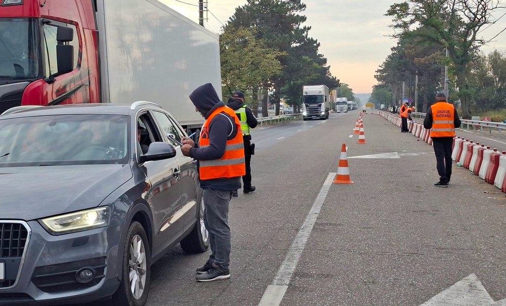 Anchetă de circulație pe drumurile naționale din Moldova: Comănești, unul dintre punctele de colectare din județul Bacău