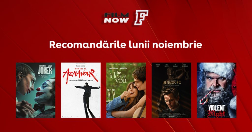 În noiembrie, pe Film Now, se anunță un festin cinematografic cu povești și producții pentru toate gusturile