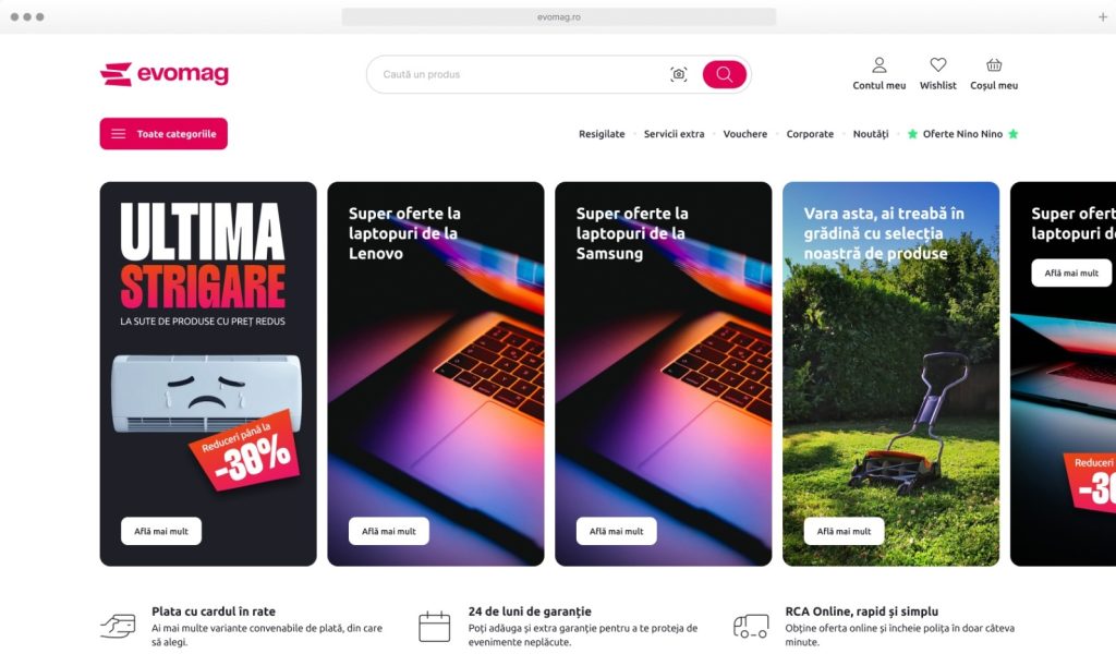 Black Friday 2026 începe joi la evoMAG. Retailerul anunță cu 50% mai multe produse la reducere