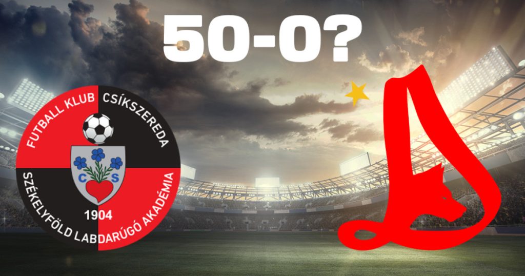 Scorul a fost mai mare de 50-0! Cât s-a terminat, de fapt, Csikszereda - Dinamo: "Nu a mai permis înregistrarea"